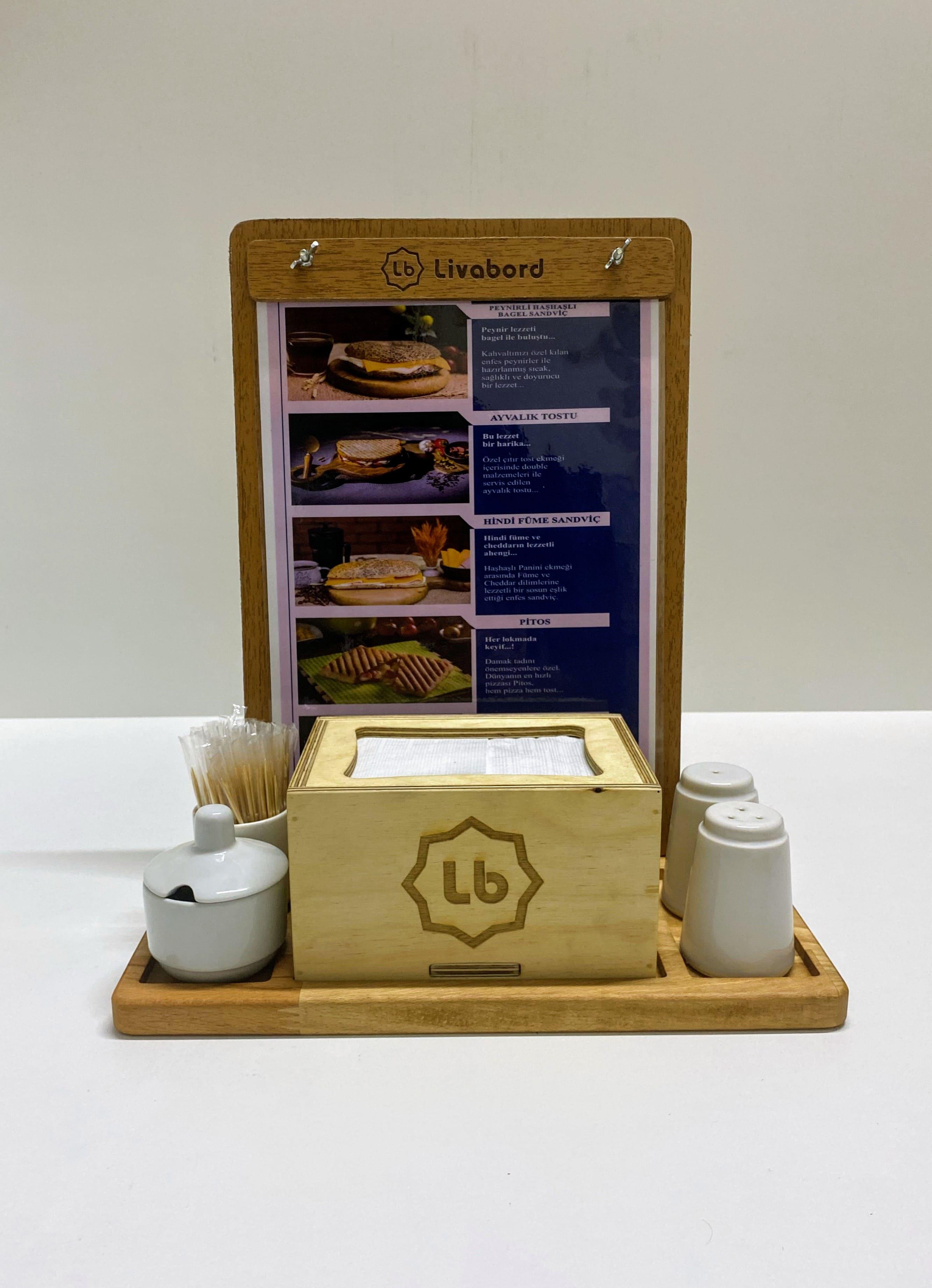 LİVABORD AHŞAP MENAJ TAKIMI LBMNJ002