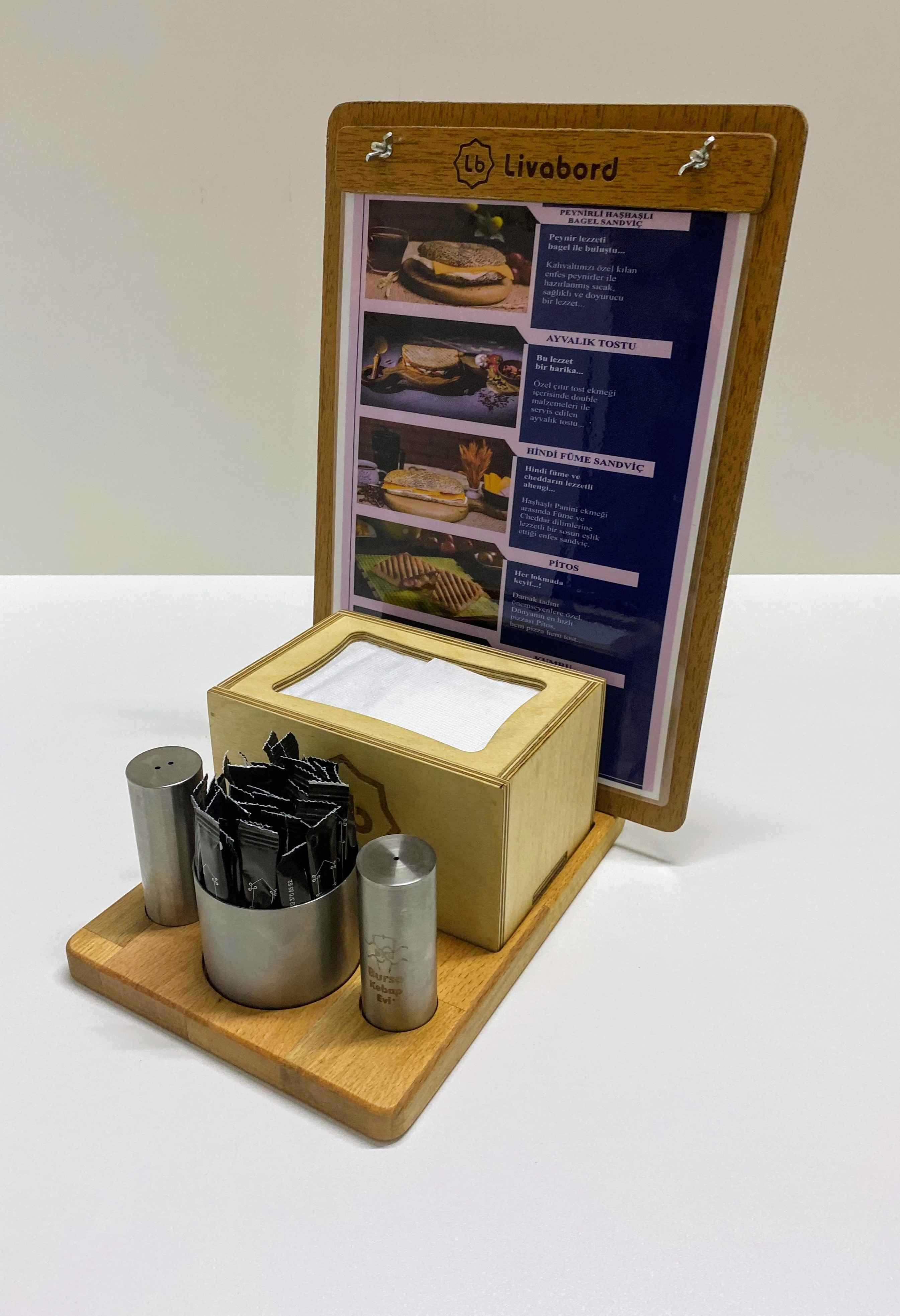 LİVABORD AHŞAP MENAJ TAKIMI LBMNJ003