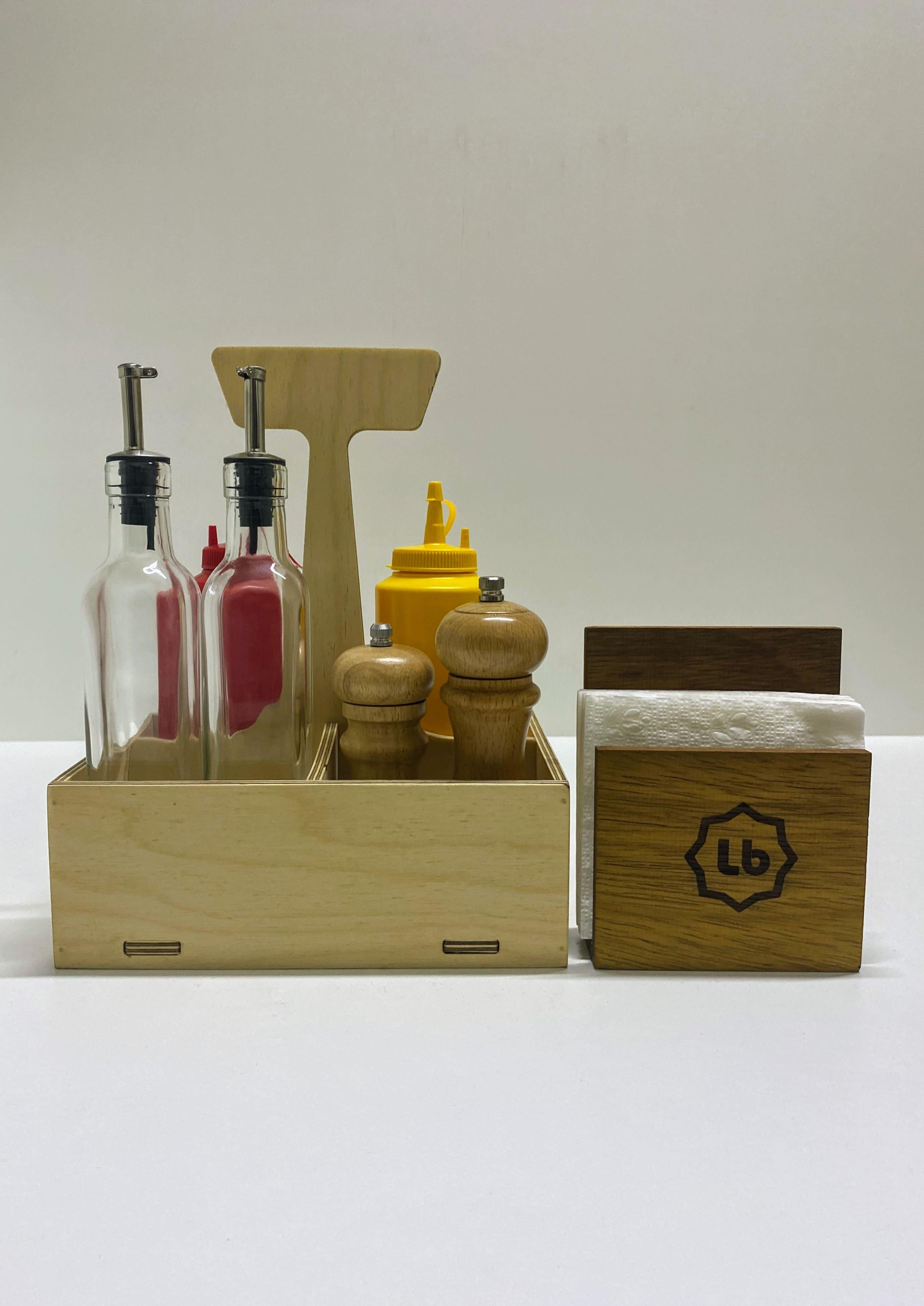 LİVABORD AHŞAP MENAJ TAKIMI LBMNJ014