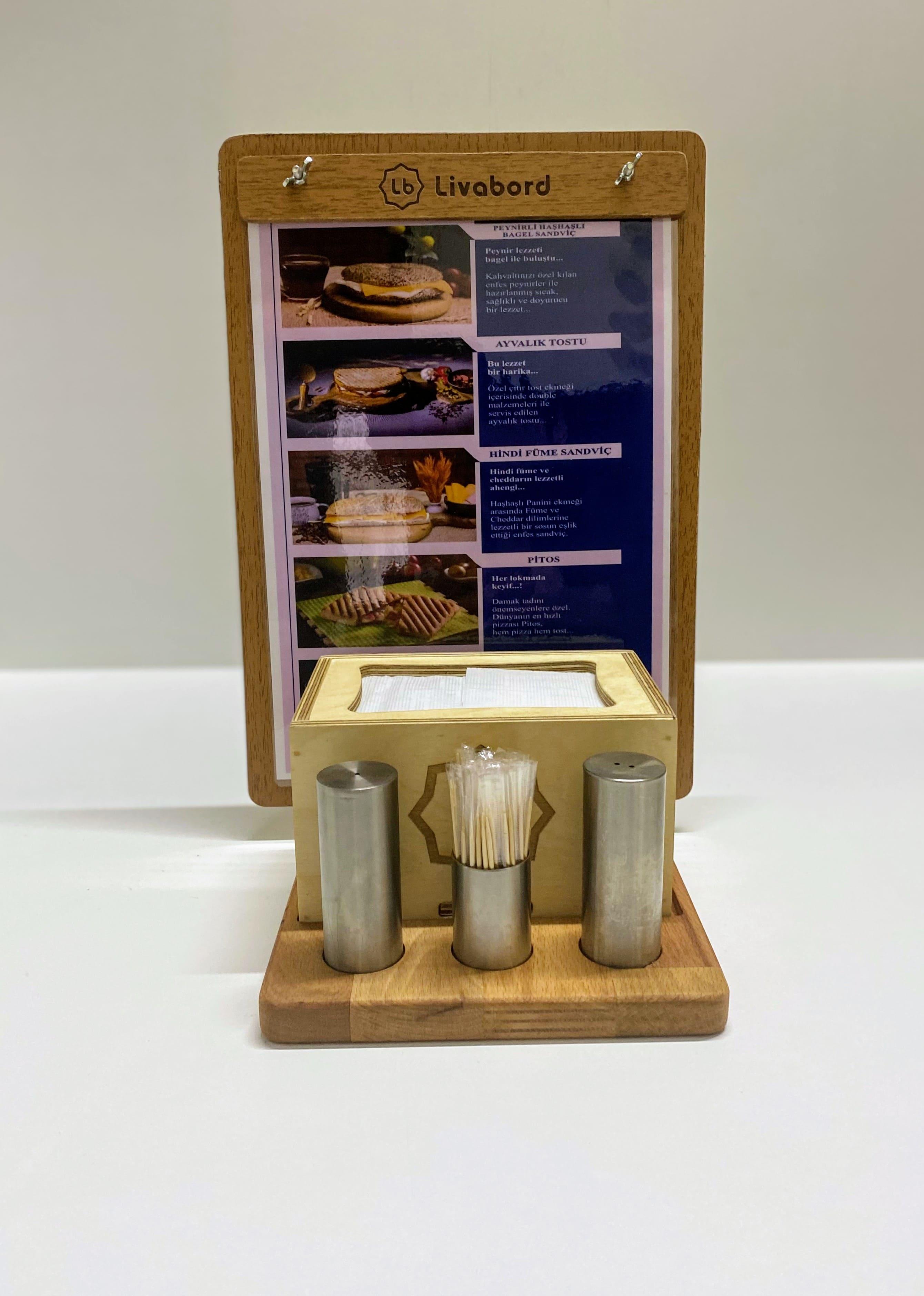 LİVABORD AHŞAP MENAJ TAKIMI LBMNJ004