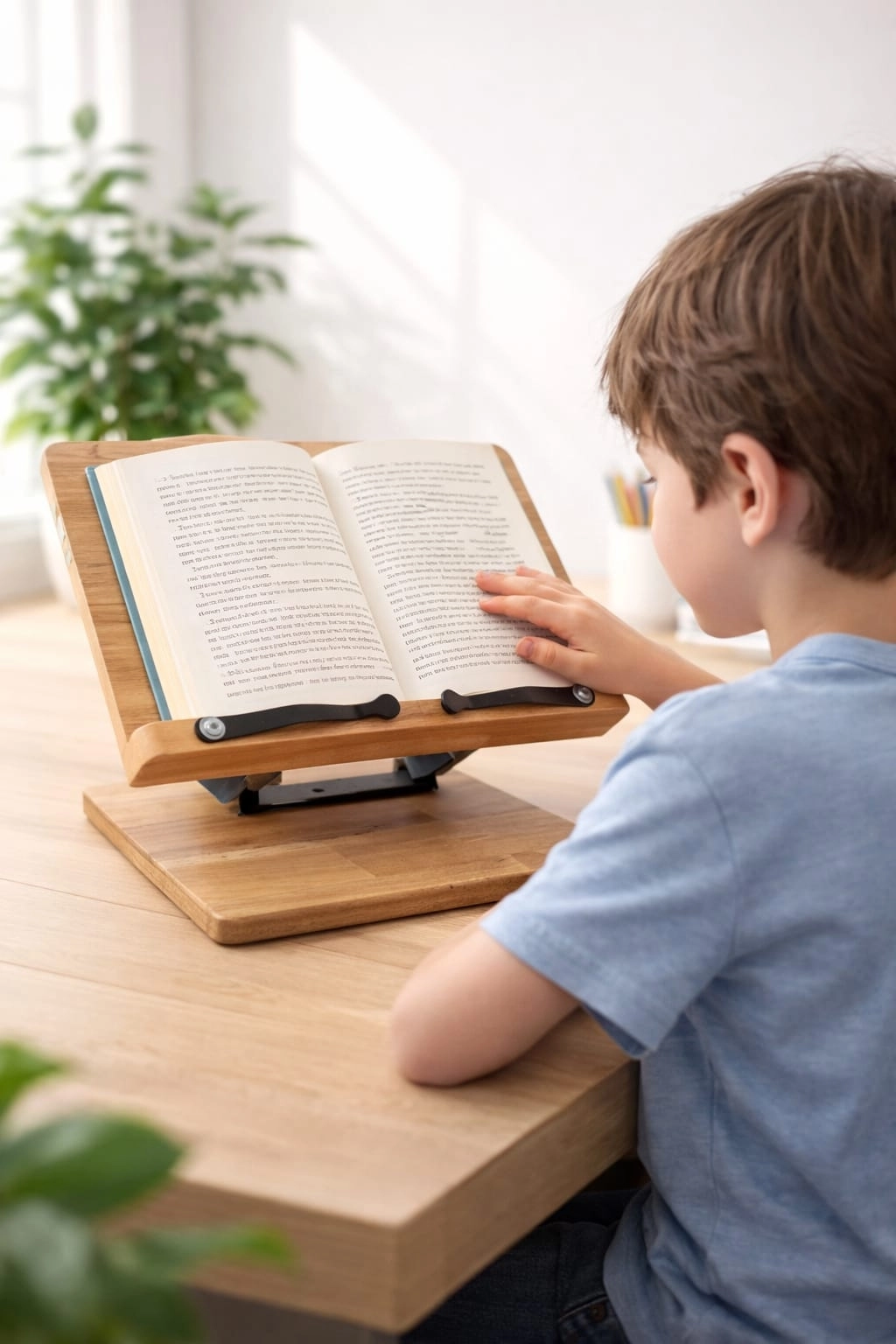 AHŞAP KİTAP OKUMA, DERS ÇALIŞMA VE TABLET STANDI LBKTPSTND01